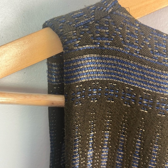 AMANDA WAKELEY Midnight/Multi Tapis Short Jacquard Dress size 6 - Picture 6 of 13